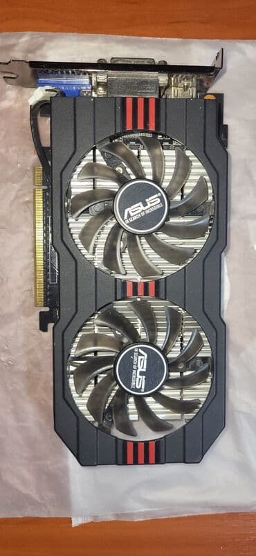 Видеокарта, Б/у, Asus, GeForce GTX, 2 ГБ, Для ПК