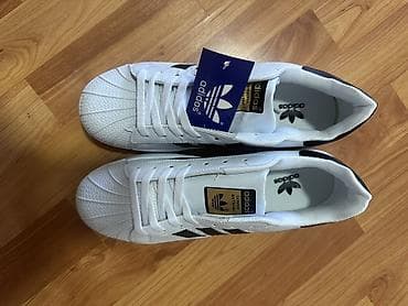 Мужские кроссовки, 42, 42.5, Adidas, Новый, цвет - Белый, Самовывоз