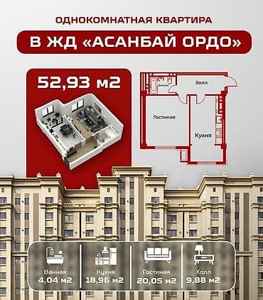 Сдан, 1 комната, 53 м² — 8