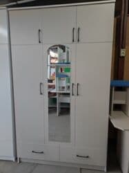 для одежды шкаф: Кийим салуучу шкаф, Жаңы, Түз, ЛДСП — 9