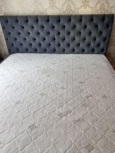 Двуспальная кровать, Новый, С матрасом, длина - 200 см