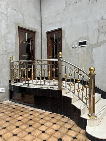 стойки вешалки: Изготовление перил Материал: Нержавеющая сталь, Для дома — 1