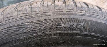 шина хундай портер: Шины 225 / 55 / R 17, Лето, Б/у, Пара, Легковые, Корея, Hankook — 3