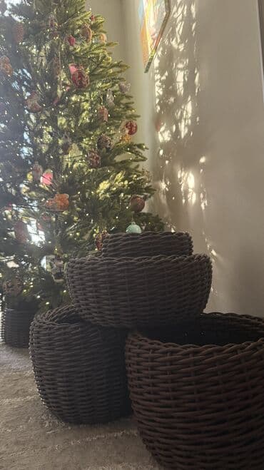 кала: Плетёные кашпо объем 12 литров . Первому покупателю сегодня — 6