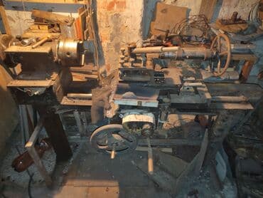 Токарный станок. Рабочий, не большой (самодельный, не заводской) В