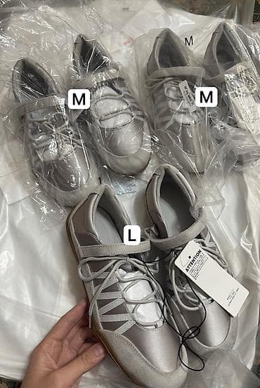 юником: Кроссовки, 37, 38, Uniqlo, Новый, цвет - Серый, Самовывоз — 2