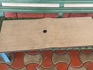 фит ковролин: Родные Ворсовые Полики Для салона Kia, цвет - Серый, Б/у — 5