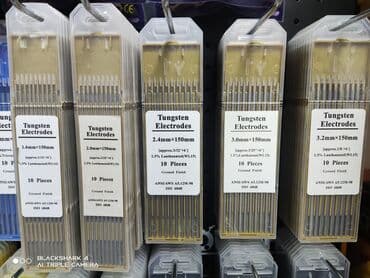 оборудования вулканизация: Электрод для TiG сварки. Вольфрамовый электрод. Жёлтый, Красный — 5