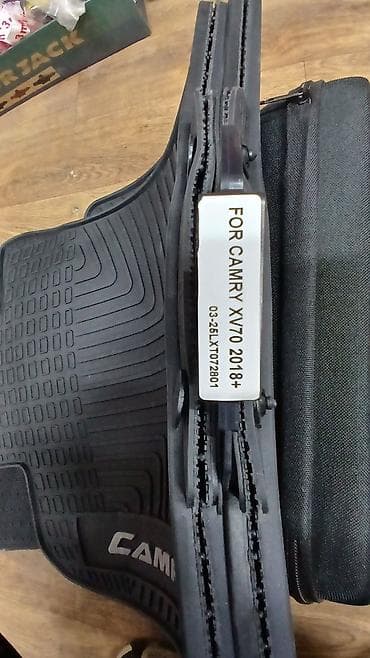 Тюнинг: Родные Резиновые Полики Для салона Toyota, цвет - Черный, Новый, Самовывоз — 1