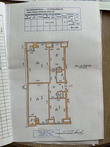 variant kg: 3 комнаты, 116 м², Элитка, 10 этаж, Евроремонт — 10