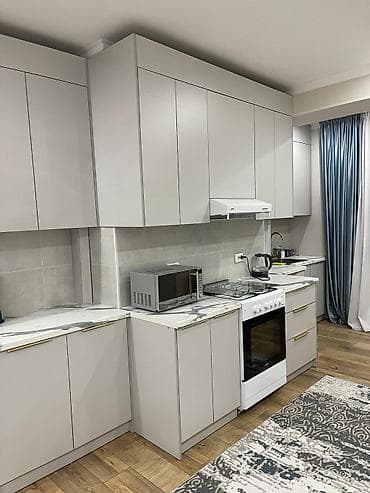 фасады для кухни: Кухонный гарнитур, В рассрочку, цвет - Серый — 2
