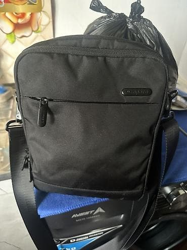 шопперы оптом: Сумка через плечо Wingard (черная) - Компактная городская сумка — 1