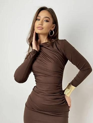 Личные вещи: Вечерние платья макси 1) Платье-халтер, салатовый лайм - Длина — 8