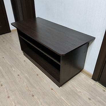 table study: Тумба и подставка для телевизора, Б/у, Напольная, ЛДСП, Самовывоз, цвет - Коричневый — 1