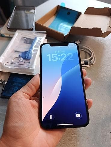 apple планшеты: IPhone 12 Pro, 128 ГБ, Pacific Blue, Кабель — 2