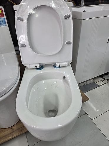 Изоляциялык материалдар: Унитаз Полго орнотуу, Материалы: Керамика — 4