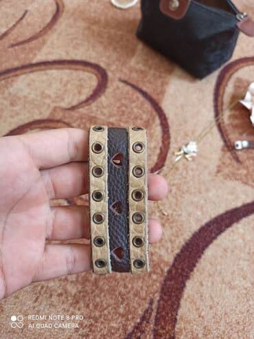 кожанный браслет: Браслеты. Почти новые,отличное состояние,кожанные все натуральная — 13