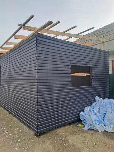 дом из сип панеля: Модульное строение/бытовка с утеплением и внешней отделкой. Описание — 2