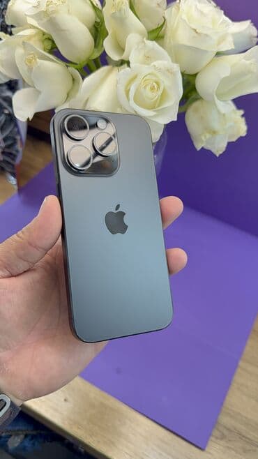 ноутбук apple цена бишкек: IPhone 15 Pro, Колдонулган, 256 ГБ, 86 % — 4