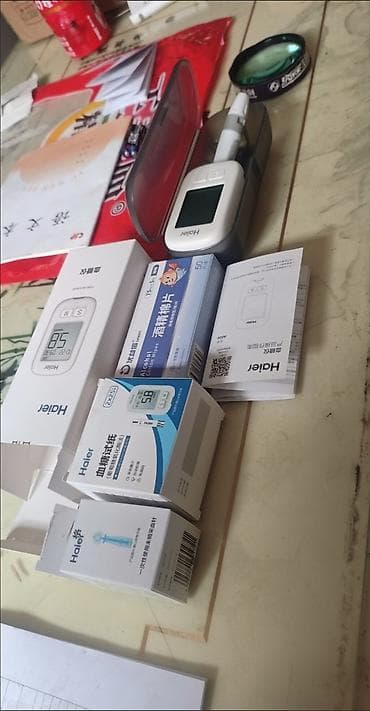 Глюкометры: Глюкометр Haier 606 — комплект для измерения глюкозы крови — 5