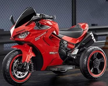 Детский транспорт: Детский электромотоцикл-трицикл в стиле Ducati Supersport - Дизайн — 2