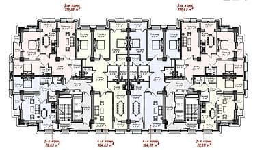 Недвижимость: 3 комнаты, 119 м², Элитка, Асанбай мкр Элитка, 7 этаж, ПСО (под самоотделку) — 5