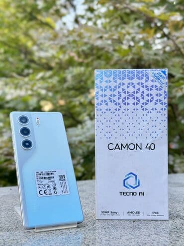 андроид на аккорд: Tecno Camon, Жаңы, 256 ГБ, түсү - Ак, 2 SIM — 2