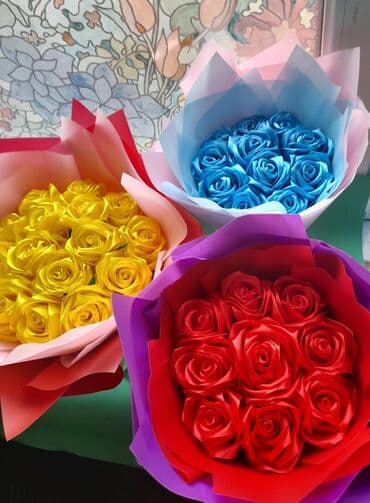 цветы бишкек дешево: Цветы 🌺 ❤️прошу писать заранее Делаю на заказ вечные розы,лучшая — 13