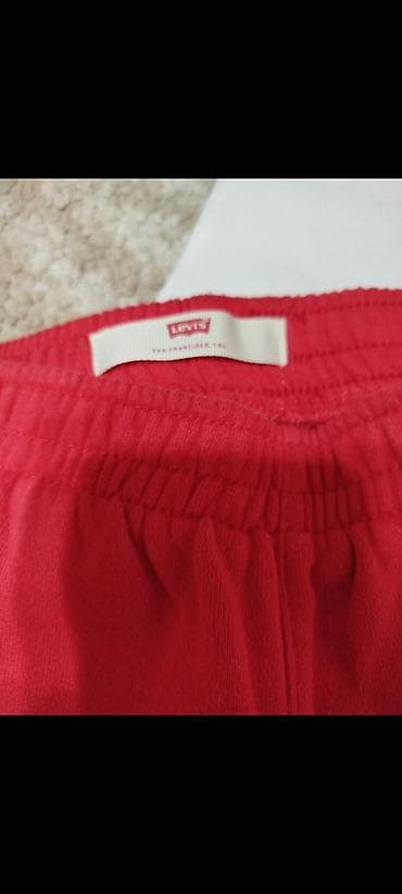 levis: Комплект, цвет - Красный, Б/у — 2