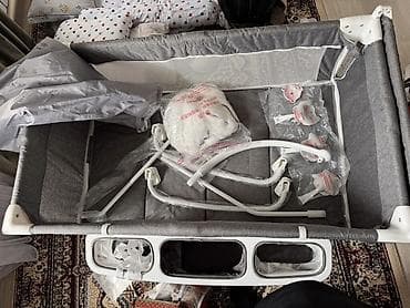 chicco echo: Детская прикроватная кроватка-колыбель с функцией бокового открывания — 1