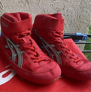 борцовки asics оригинал: Мужские кроссовки, 38, Asics, Новый, цвет - Красный, Бесплатная доставка, Самовывоз — 1