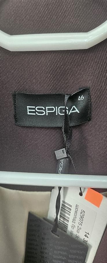 холодок брюки: Жакет ESPIGA, размер 46. Турция. - Цвет: тёмный шоколад - Модель — 3