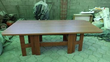 советский раздвижной стол: Стол трансформер раздвижной. Качественный,прочный и массивный стол — 1