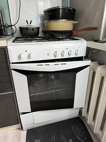 газ плита индезит: Indesit, Газовая, Механическое, Напольная — 1