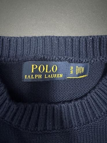 Свитера: Мужской свитер, M, Polo Ralph Lauren, Б/у, цвет - Синий — 4