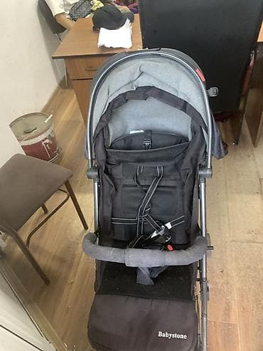 Детский мир: Прогулочная коляска BabyStone + детский манеж/кроватка Коляска: - — 6