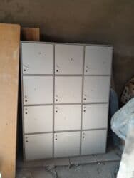 пенал шкаф купить: Офисный шкаф, Б/у, цвет - Серый, ЛДСП — 1