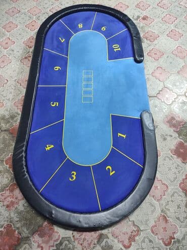 купить бу оборудование для мойки ковров: Продаётся покерный стол/столешница на 5 человек. МДФ, сукно. Размеры — 4