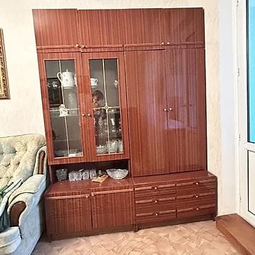 Стенка-шкаф, Тип стенки-шкафа: Другой тип шкафа-стенки, Для зала, Особенности: Для хранения посуды