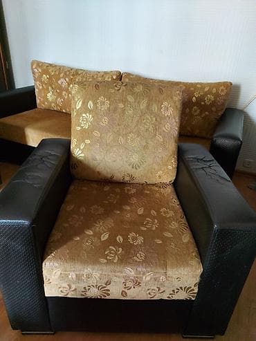 Үй жана бакча: Ашкана үчүн жумшак бурчек, түсү - Алтын — 2