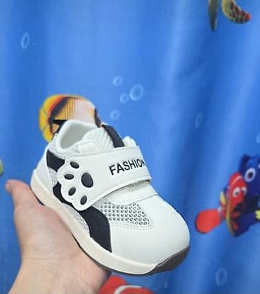 онклауд обувь: Детские кроссовки размеры с 22 по 26р - Цвет: белый с чёрными — 1