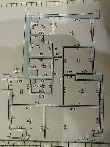 сдаю буфет: 4 комнаты, 130 м², Элитка, 7 этаж, Евроремонт — 2