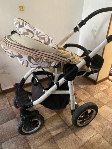 прогулочные коляски cam: Коляска, цвет - Желтый, Б/у — 1