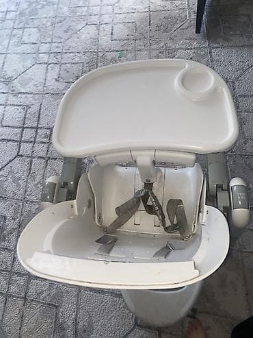 сумка оперативка: Стульчик для кормления, Б/у, Peg perego, Пластик, Трансформер, цвет - Белый, Самовывоз, Платная доставка — 7