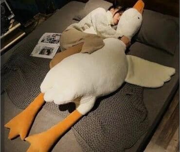 Мягкая игрушка Гусь обнимусь подушка обнимашка 130см,160см 130 см —