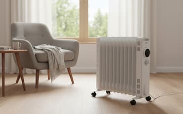 Аудиотехника: Масляный обогреватель Кол-во секций: 10 и более, Отключение при перегреве — 1