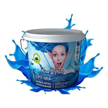 solutions elementary: Краска интерьерная Alina Paint OPTIMA, белоснежная, матовая, с быстрой — 1