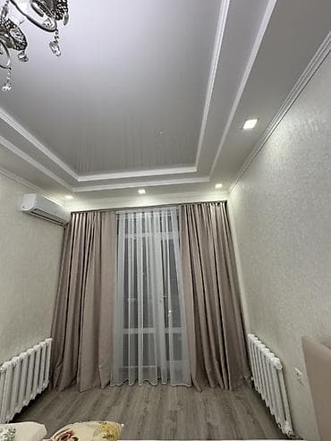 теплые шторы: Комплект штор, Полиэстер, С тюлем в комплекте, Готовое изделие, Для спальни — 2