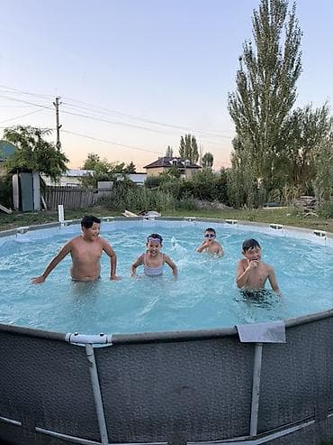 Спорт и хобби: Каркасный круглый бассейн для дачи/двора - Тип: разборный каркасный — 4