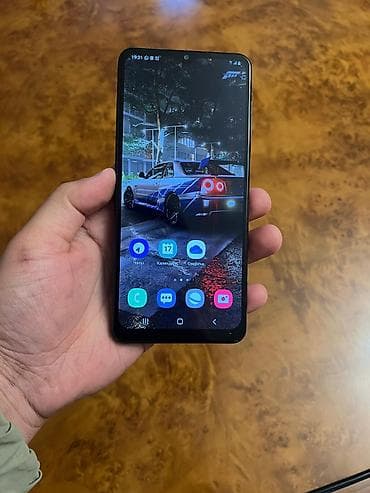 Samsung Galaxy A12, Б/у, 64 ГБ, цвет - Черный, 2 SIM